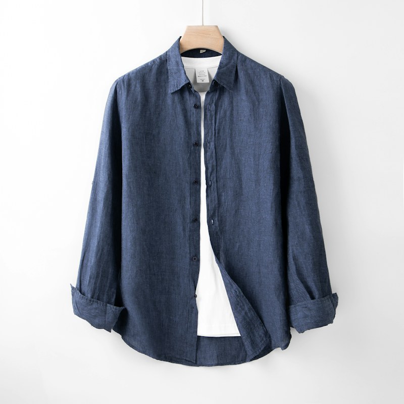 Camisa denim azul