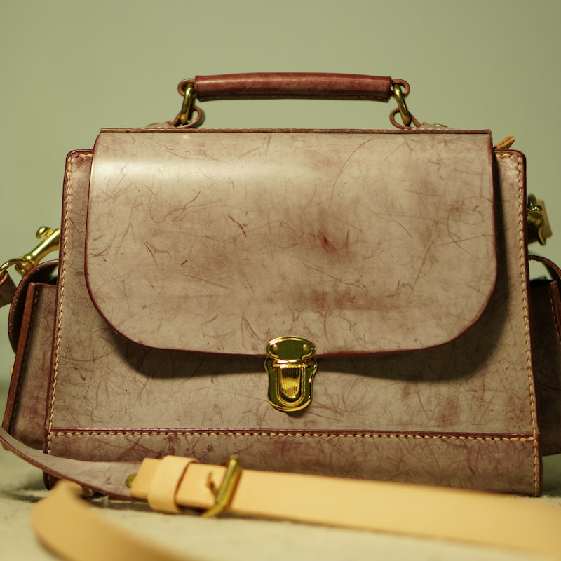 Cartera vintage marrón