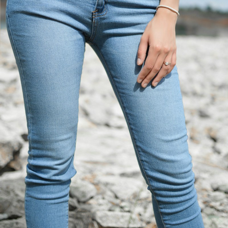 Jean skinny lavado claro