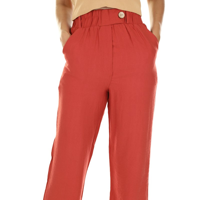 Pantalón de vestir rojo