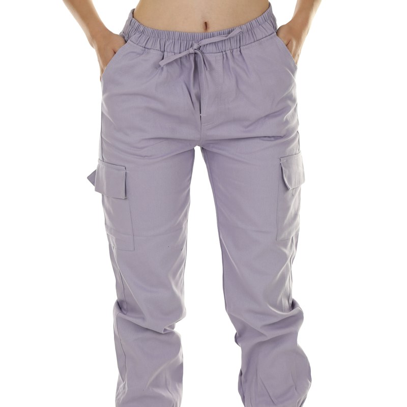 Pantalón cargo lila