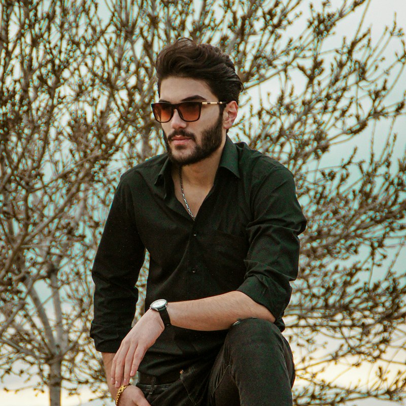 Camisa negra casual