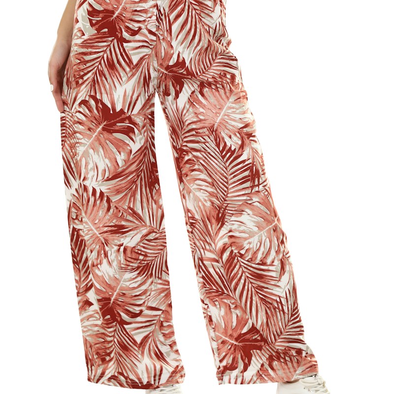 Pantalón palazzo estampado