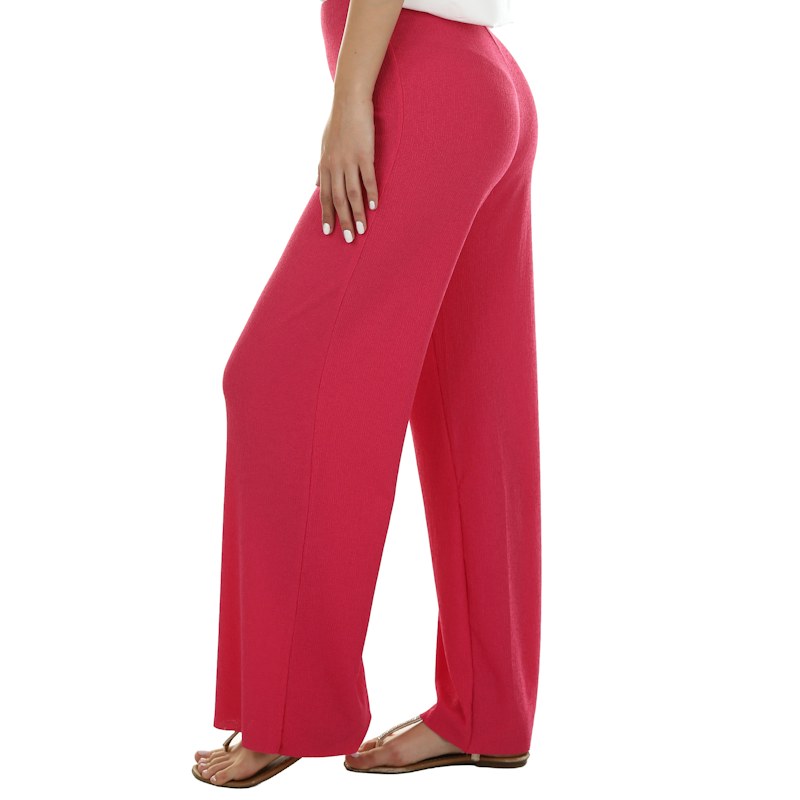 Pantalón wide leg fucsia