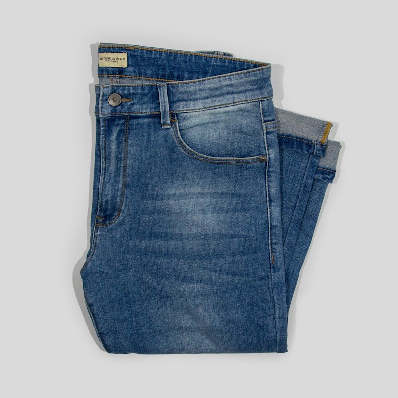 Jean regular azul